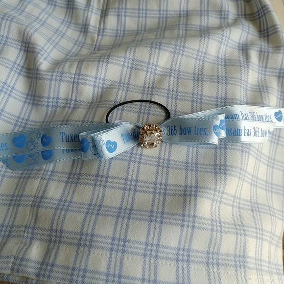 RoseMarie Seoir x Sanrio Tuxedo Sam princess bijou ribbon hair tie - Picture 1 of 8